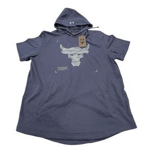 The Rock‎ Project Under Armour Men's Short Sleeve Logo Hoodie - Xtra Large